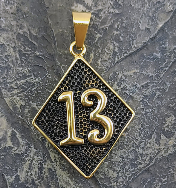 Diamond clearance 13 pendant